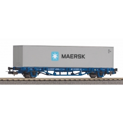 PIKO 97162 Wagon kontenerowy typu Lgs579 PKP Cargo z kontenerem "MAERSK" Ep.VI